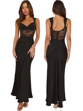 knee length dresses for ladies Eline pleated maxi dress main image 1